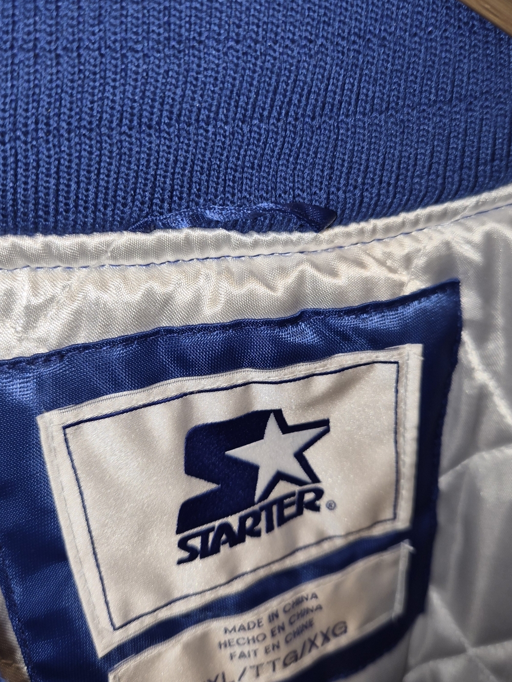 Starter Blue Toronto Blue Jays Satin Jacket - Picture 5 of 13